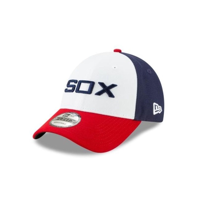 Black Chicago White Sox Hat - New Era MLB Alt The League 9FORTY Adjustable Caps USA2679843